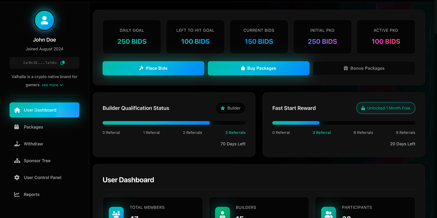BidSmart mobile view